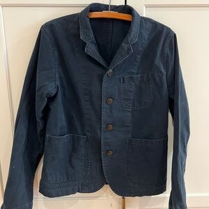 Club Monaco Men's Navy Blue Chore Jacket Small
